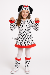 Spotted Dalmatian Girl's Halloween Costume